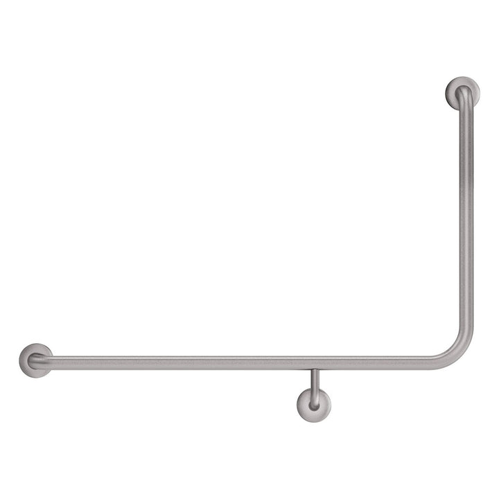 Fienza Care Accessible 90° Left-Hand Grab Rail - 960 x 600mm - Design 10