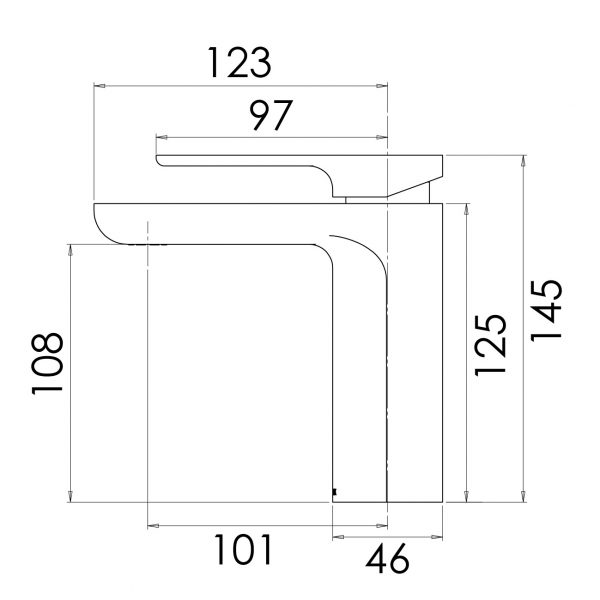 Phoenix Gloss Basin Mixer - Design 10