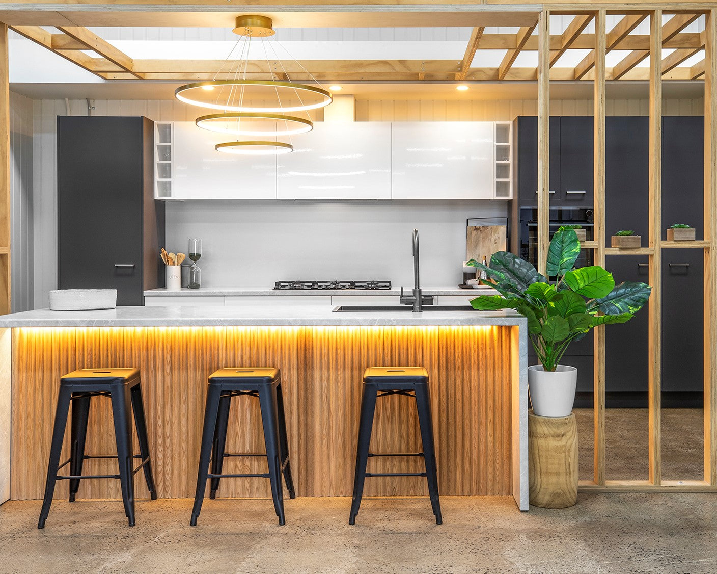 Geelong showroom kitchen displays