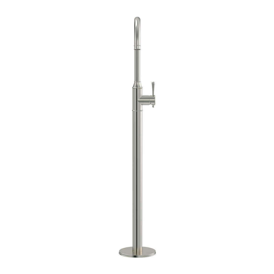 Meir Harrington Freestanding Bath Filler Brushed Nickel