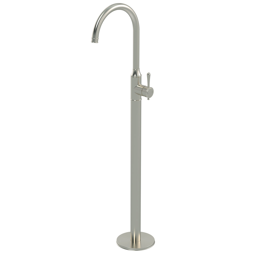 Meir Harrington Freestanding Bath Filler Brushed Nickel