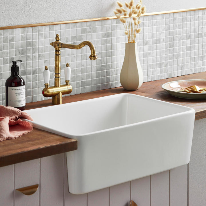 Turner Hastings Galdor 60x41 Fireclay Butler Sink - Design 10