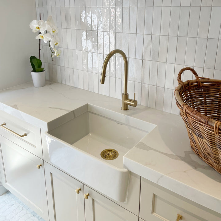 Turner Hastings Galdor 60x41 Fireclay Butler Sink - Design 10