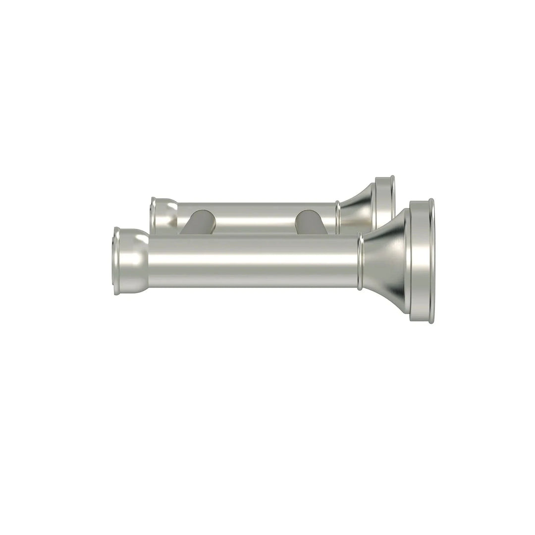 Double Towel Rail Meir Meir Harrington Double Towel Rail Brushed Nickel