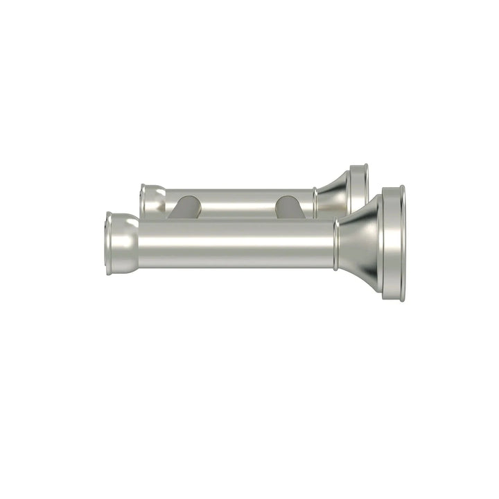 Double Towel Rail Meir Meir Harrington Double Towel Rail Brushed Nickel