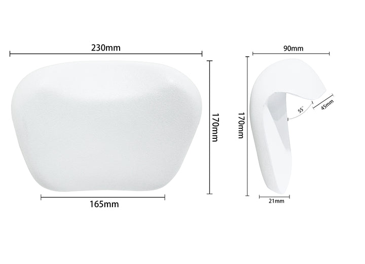 Kaskade Delilah White Headrest