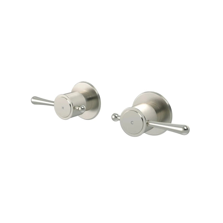 Wall Bath Set Meir Meir Harrington Wall Tap Set - Level Handle Brushed Nickel