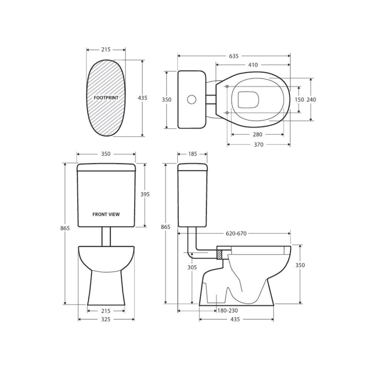 Fienza Stella Junior Toilet Suite