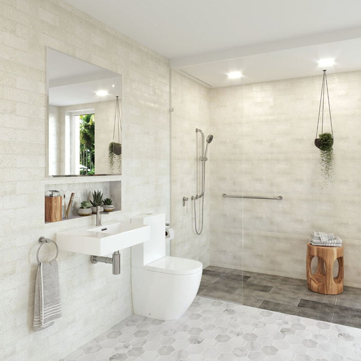 Fienza Alix Rimless Ambulant Back-To-Wall Toilet Suite