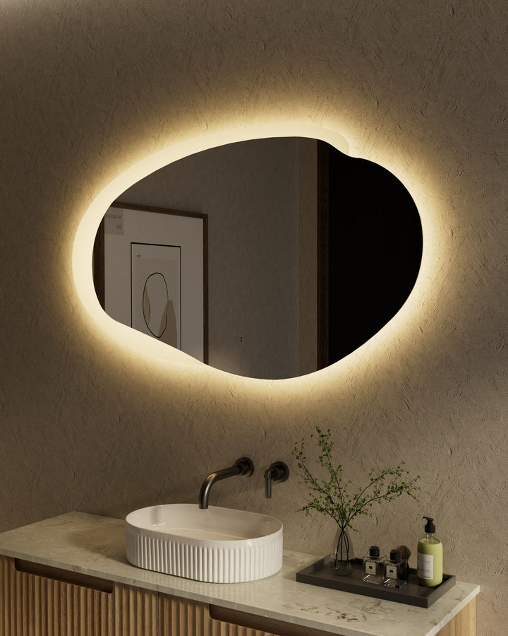 Aulic Evanston Asymmetric LED Mirror 1300mm