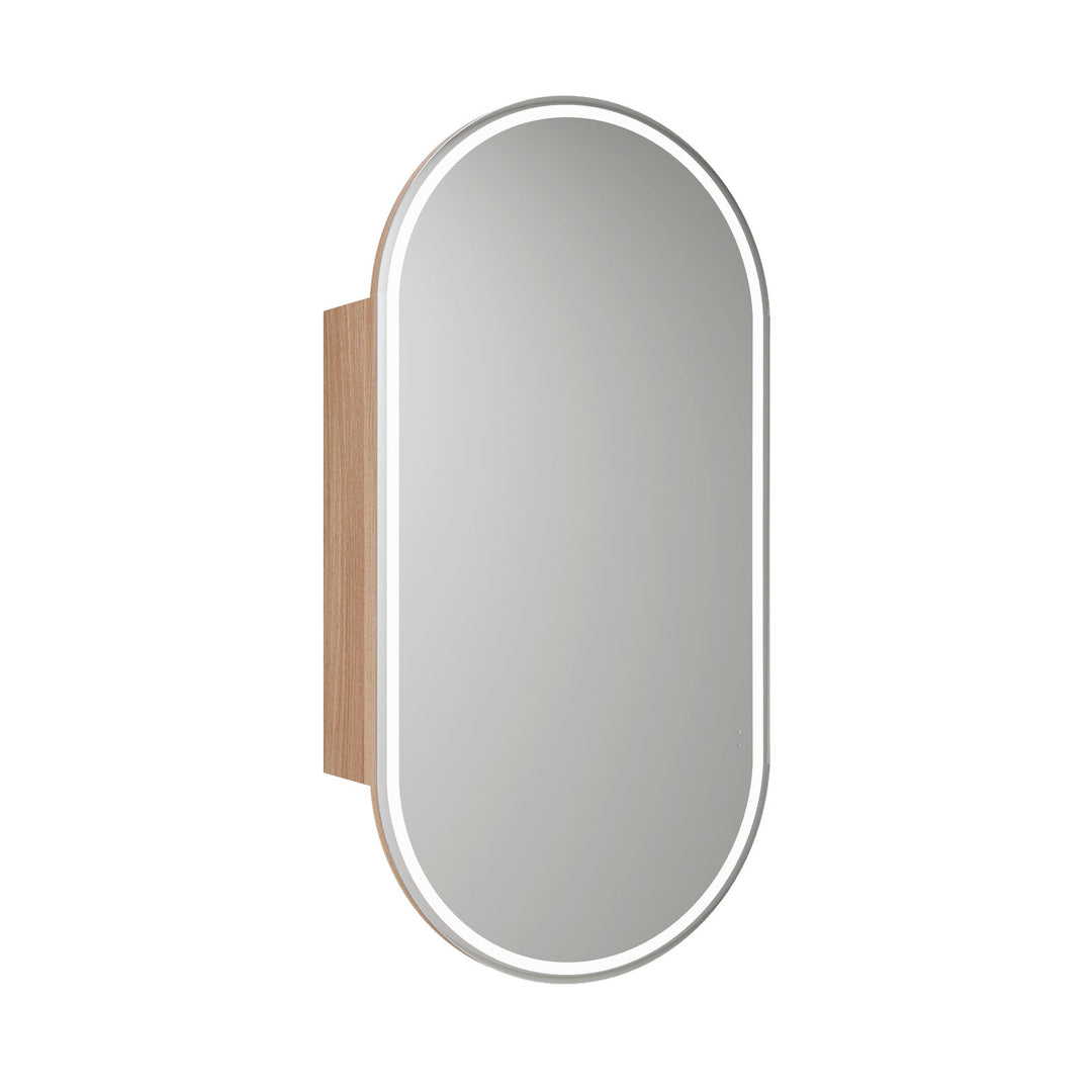 Aulic Beau Monde Oblong LED Frameless Shaving Cabinet 450 x 900mm