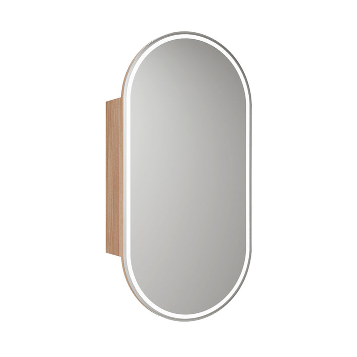 Aulic Beau Monde Oblong LED Frameless Shaving Cabinet 450 x 900mm