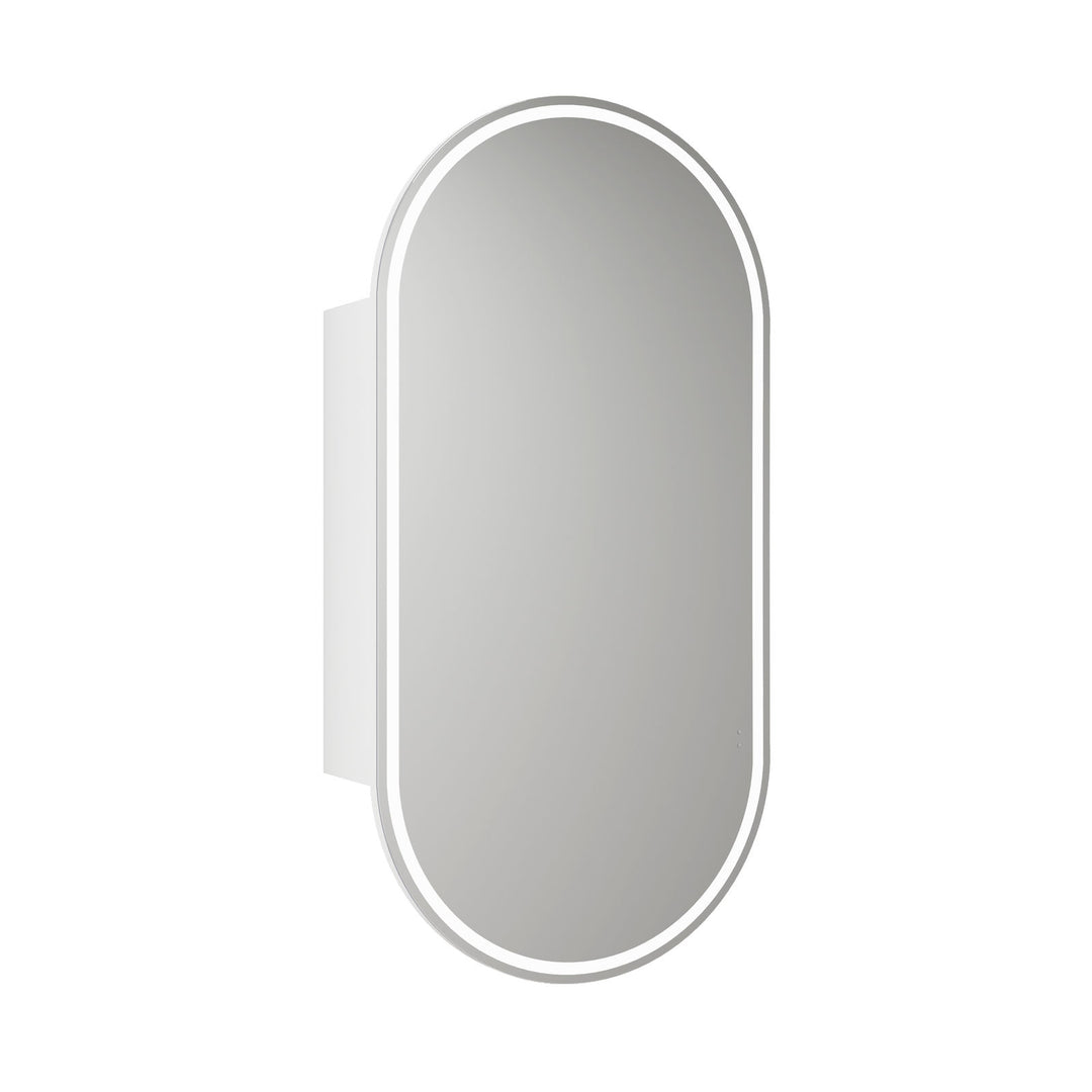 Aulic Beau Monde Oblong LED Frameless Shaving Cabinet 450 x 900mm