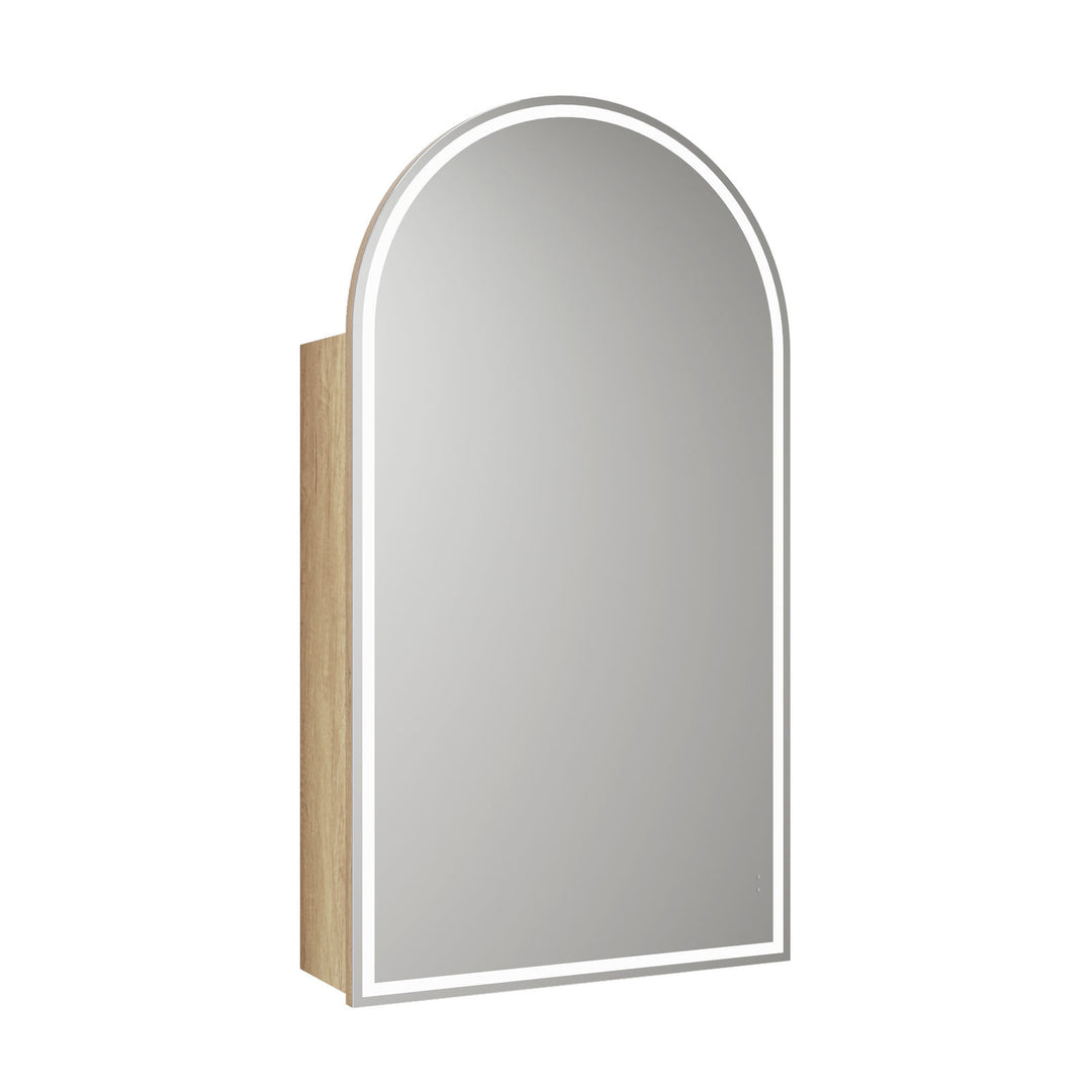 Aulic Canterbury Arch LED Frameless Shaving Cabinet 500 x 900mm