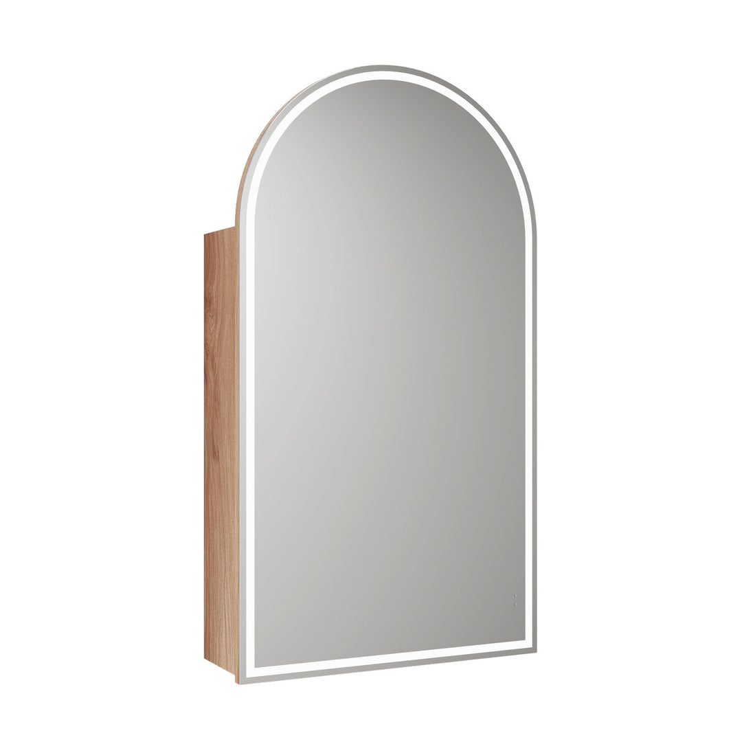 Aulic Canterbury Arch LED Frameless Shaving Cabinet 500 x 900mm