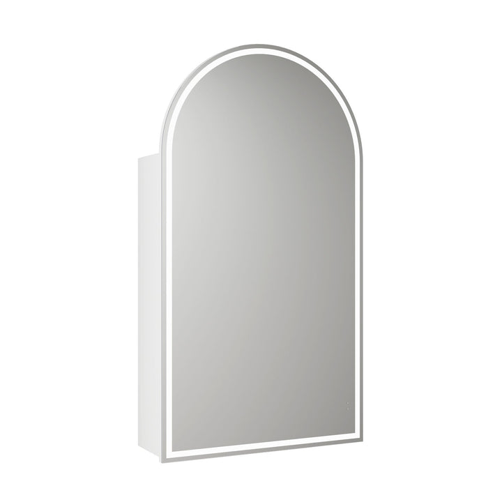 Aulic Canterbury Arch LED Frameless Shaving Cabinet 500 x 900mm