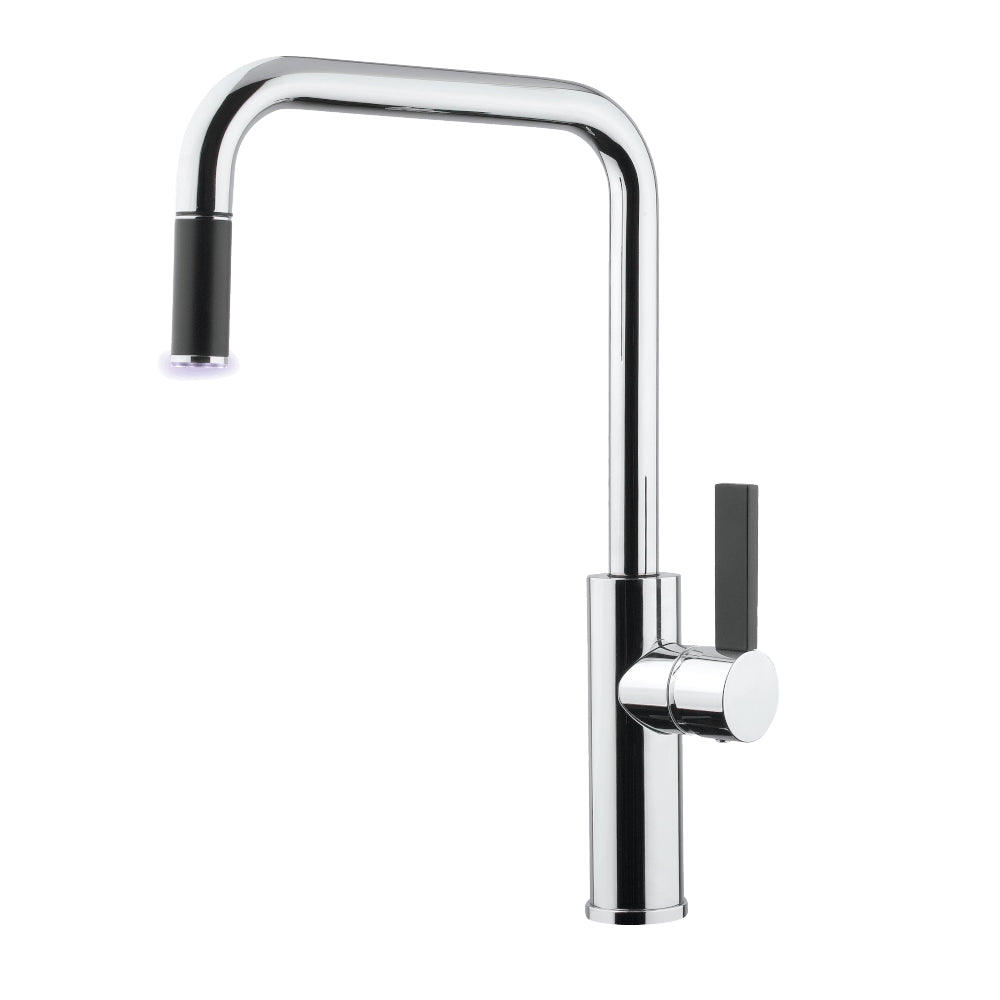 Abey Luz Pull Out Kitchen Sink Mixer Lead Free Chrome