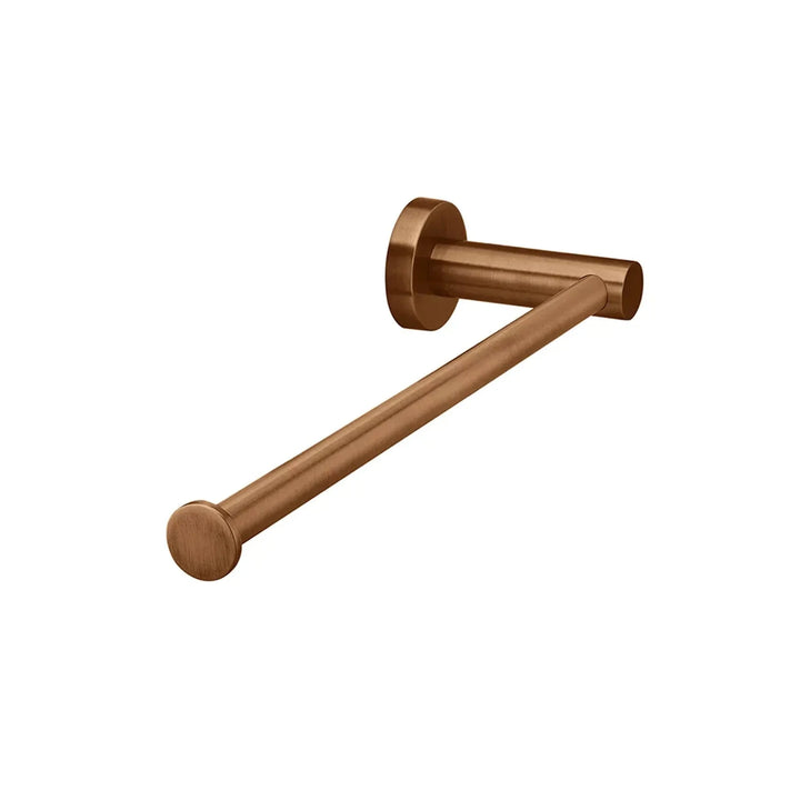 Hand Towel Holder Meir Meir Round Guest Towel Rail Lustre Bronze