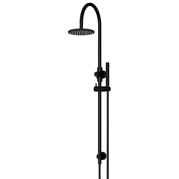 Meir Round Gooseneck Shower Set + Single-Function Hand Shower - Design 10