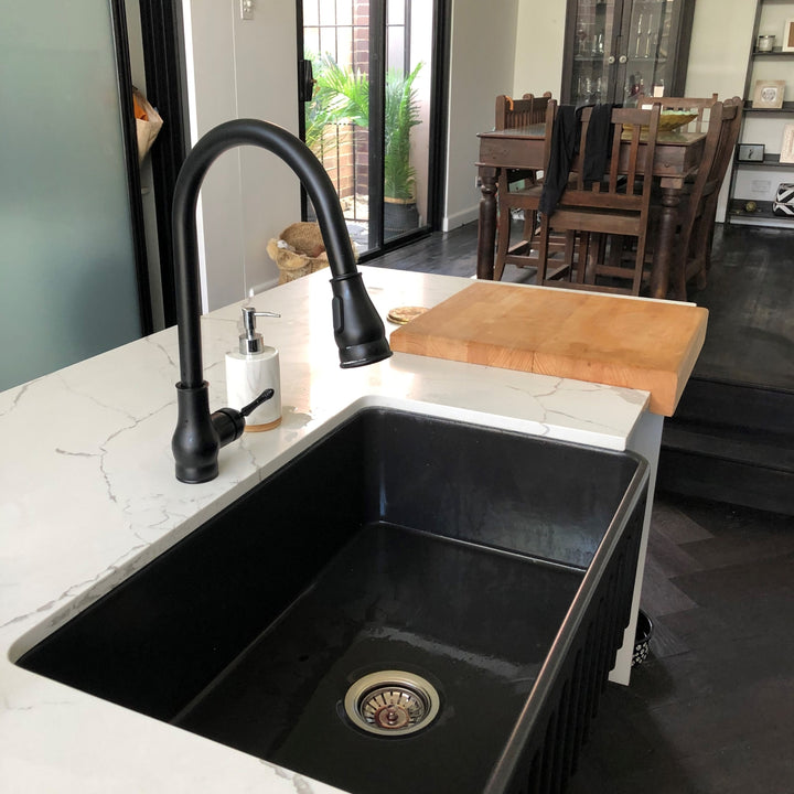 Turner Hastings Novi 75x46 Fireclay Butler Sink - Design 10