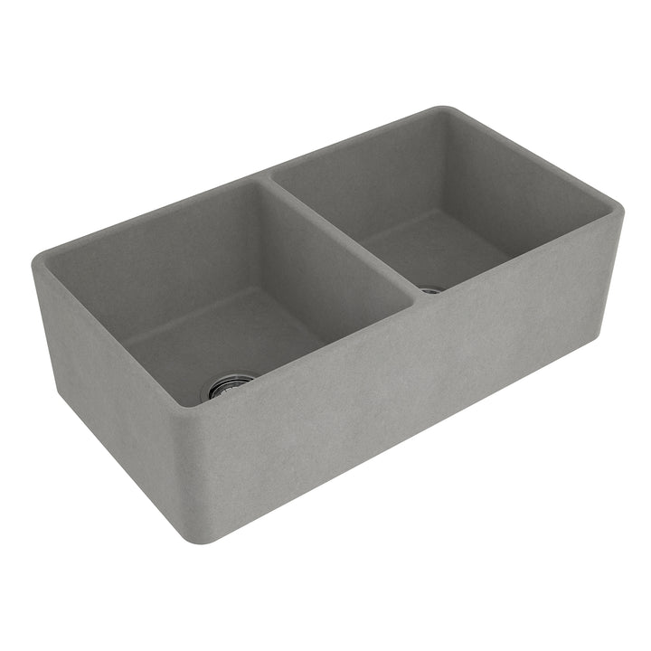 Turner Hastings Novi 85x46 Fireclay Double Bowl Butler Sink - Design 10