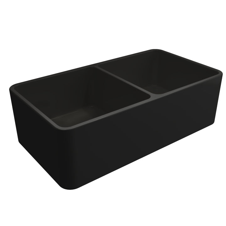 Turner Hastings Novi 85x46 Fireclay Double Bowl Butler Sink - Design 10