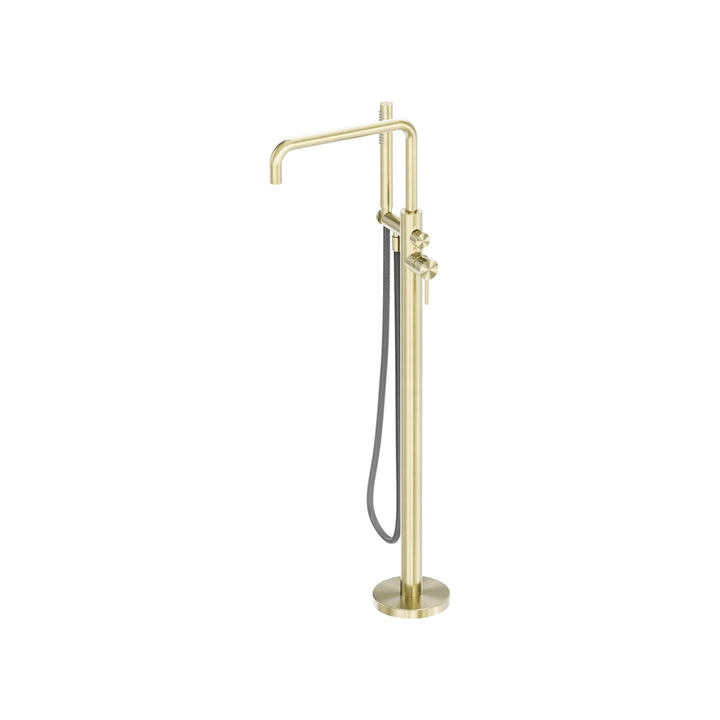 Nero Zen Freestanding Bath Mixer + Outdoor Shower Hose