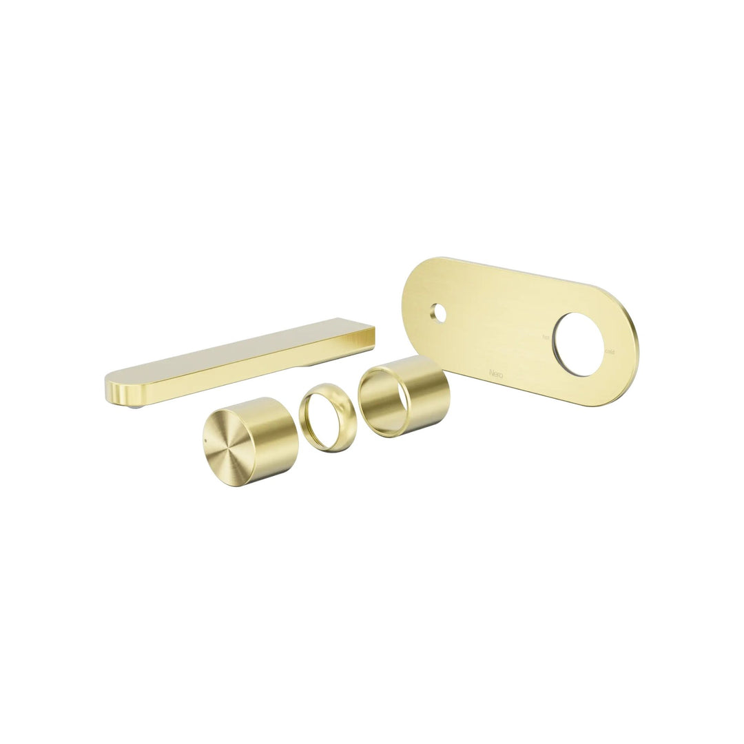 Nero Pure Progressive SS316L Wall Basin/Bath Mixer (Trim Kit)