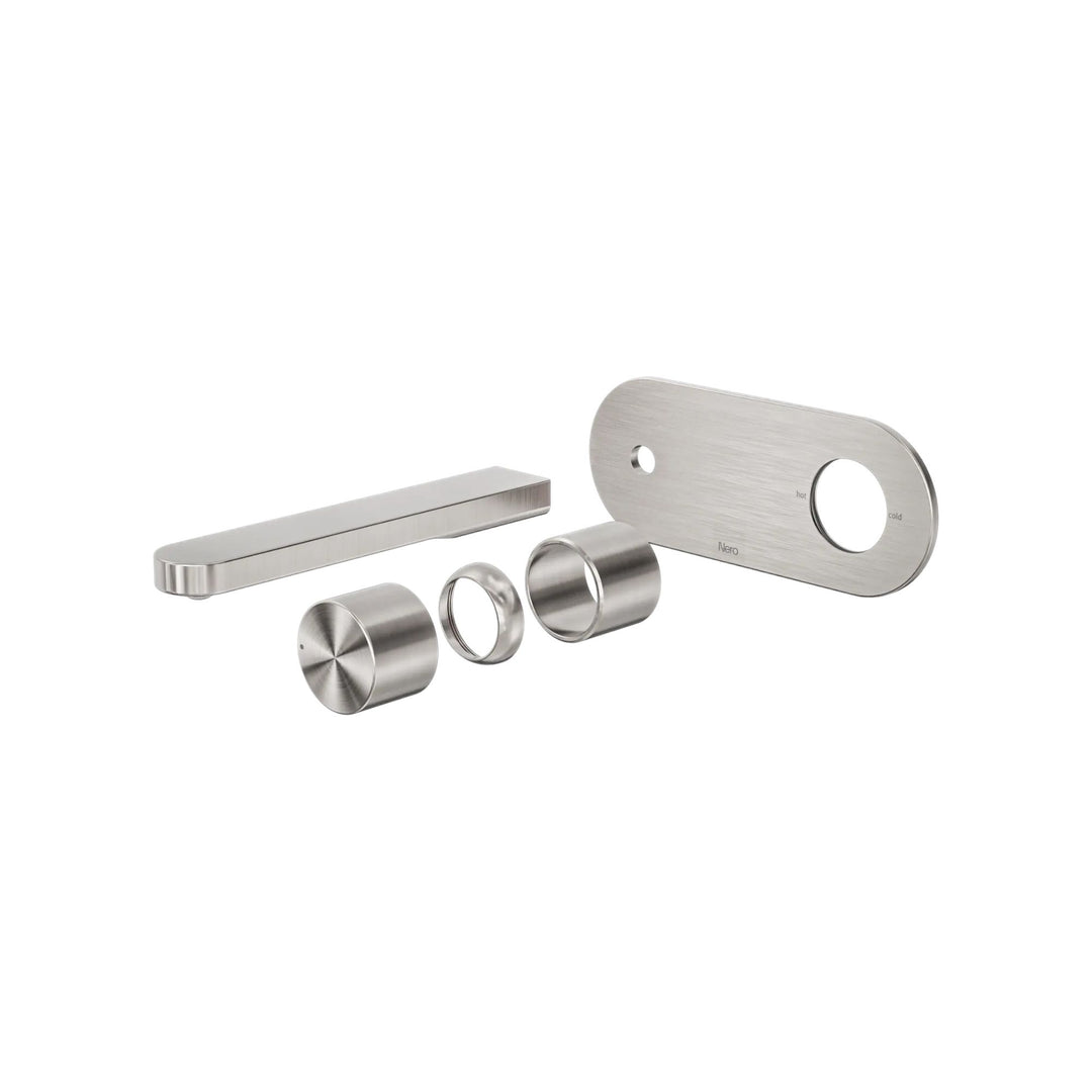 Nero Pure Progressive SS316L Wall Basin/Bath Mixer (Trim Kit)