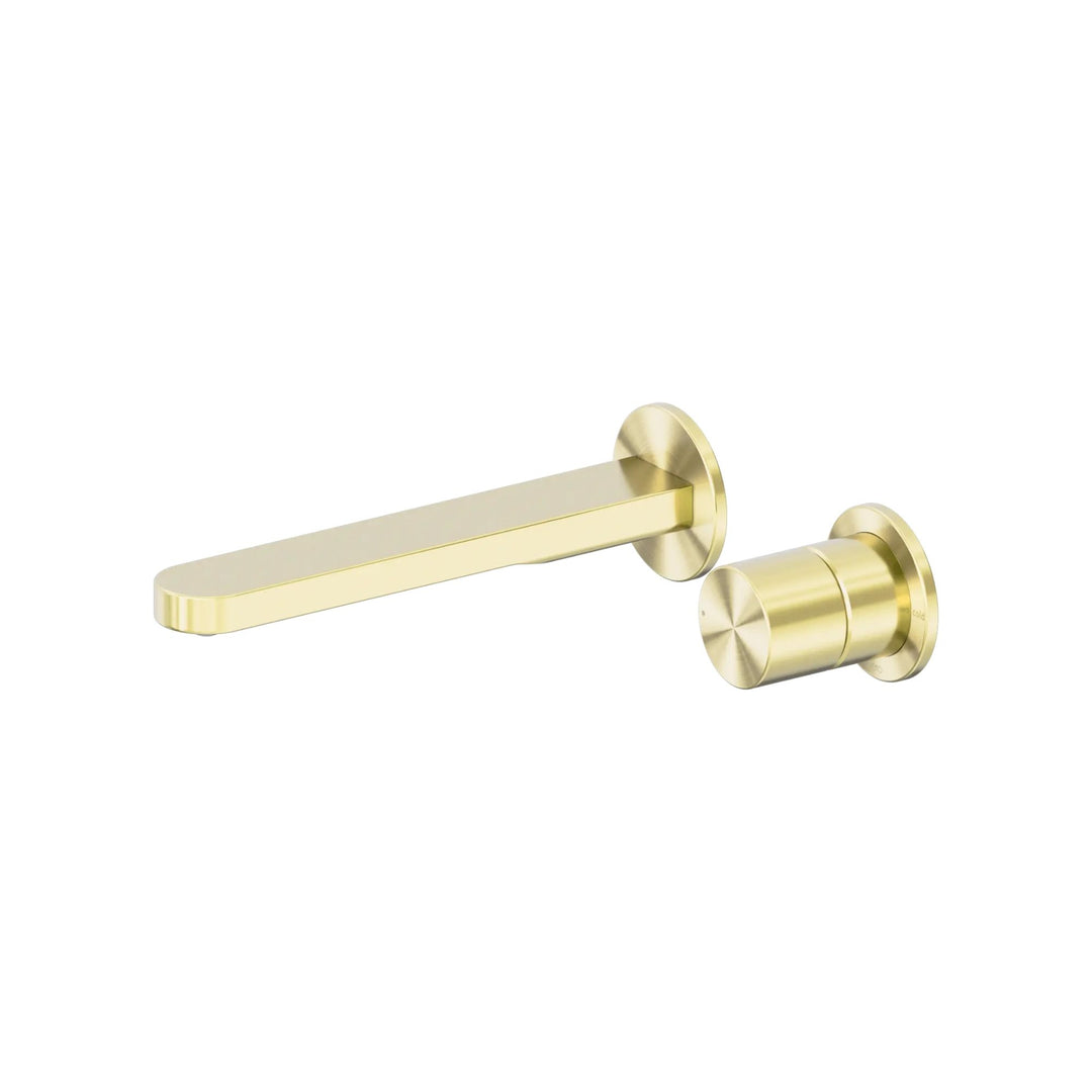 Nero Pure Progressive SS316L Wall Basin/Bath Mixer w/ Separate Back Plate (Complete Kit)