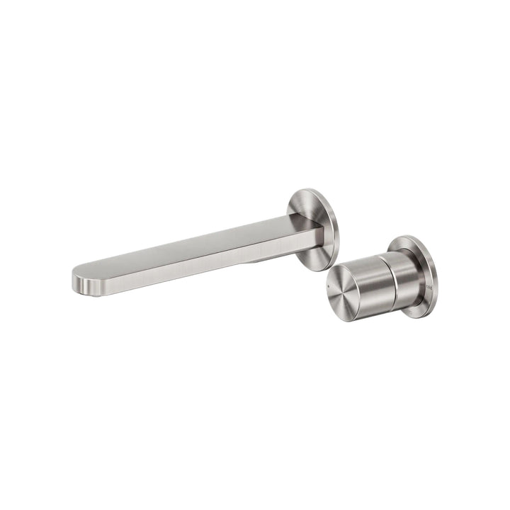 Nero Pure Progressive SS316L Wall Basin/Bath Mixer w/ Separate Back Plate (Complete Kit)