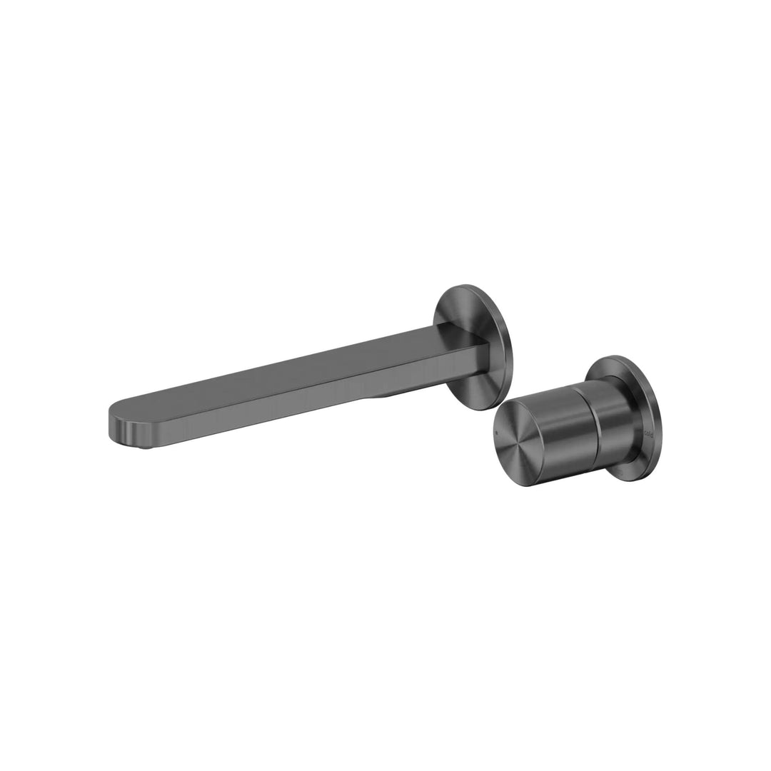 Nero Pure Progressive SS316L Wall Basin/Bath Mixer w/ Separate Back Plate (Complete Kit)