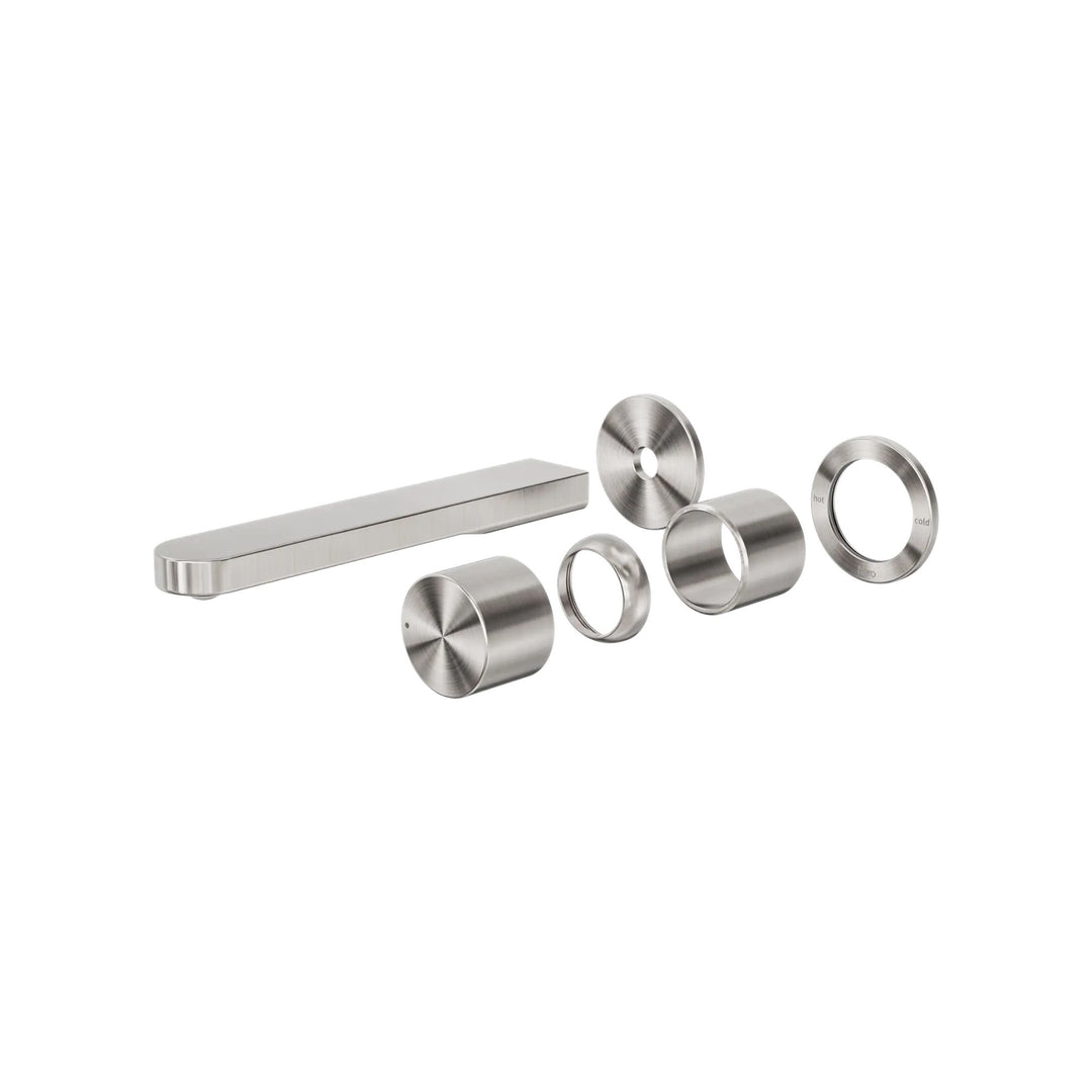 Nero Pure Progressive SS316L Wall Basin/Bath Mixer w/ Separate Back Plate (Trim Kit)