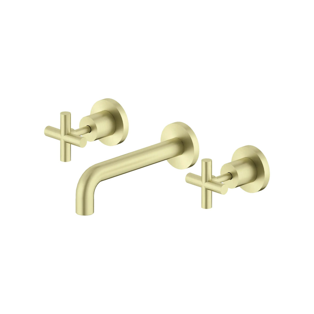 Nero X Plus Wall Basin Tap Set Spout 180mm
