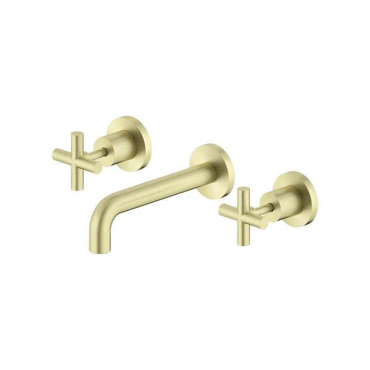 Nero X Plus Wall Basin Tap Set Spout 180mm