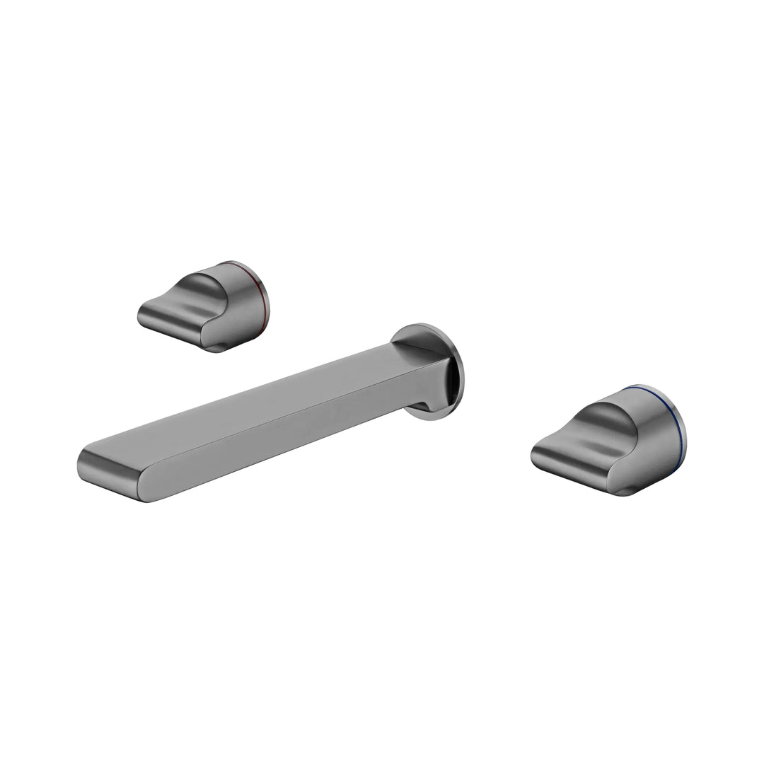 Nero Pear Wall Basin Set Gun Metal