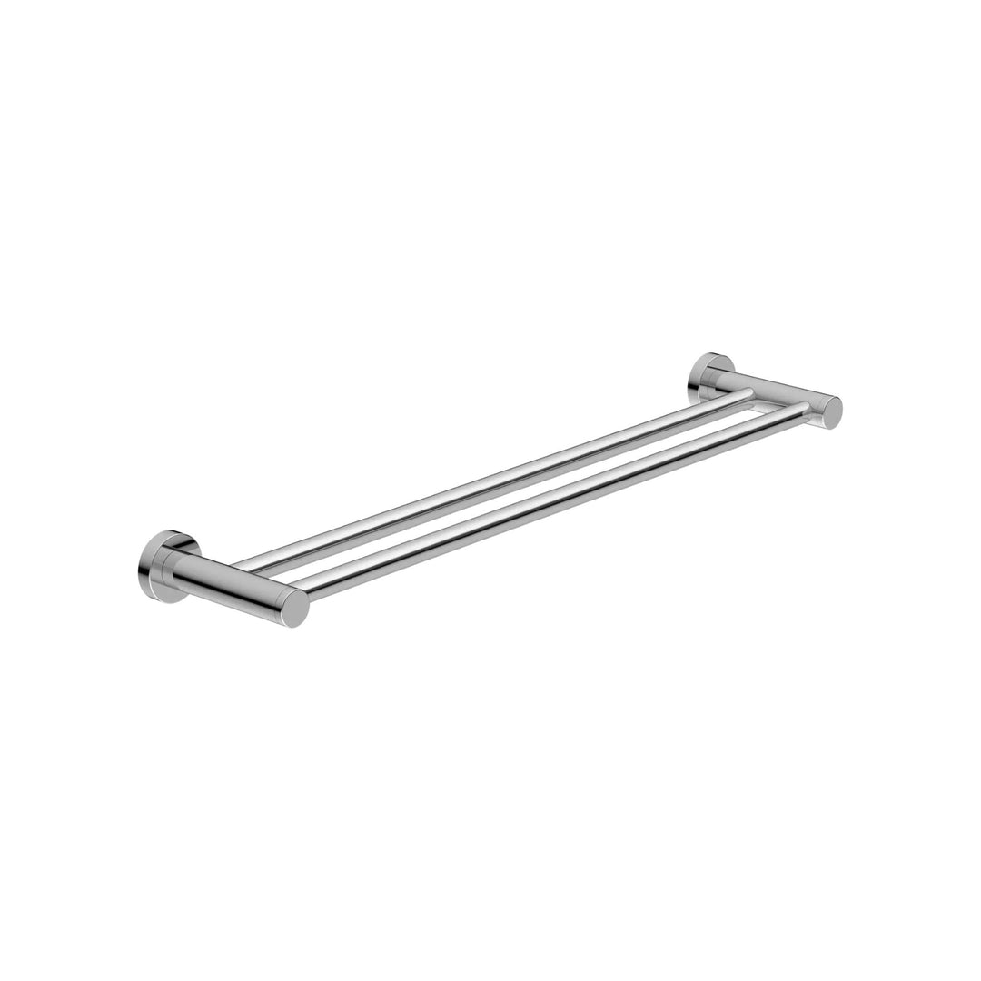 Nero Classic/Dolce Double Towel Rail 800mm Chrome
