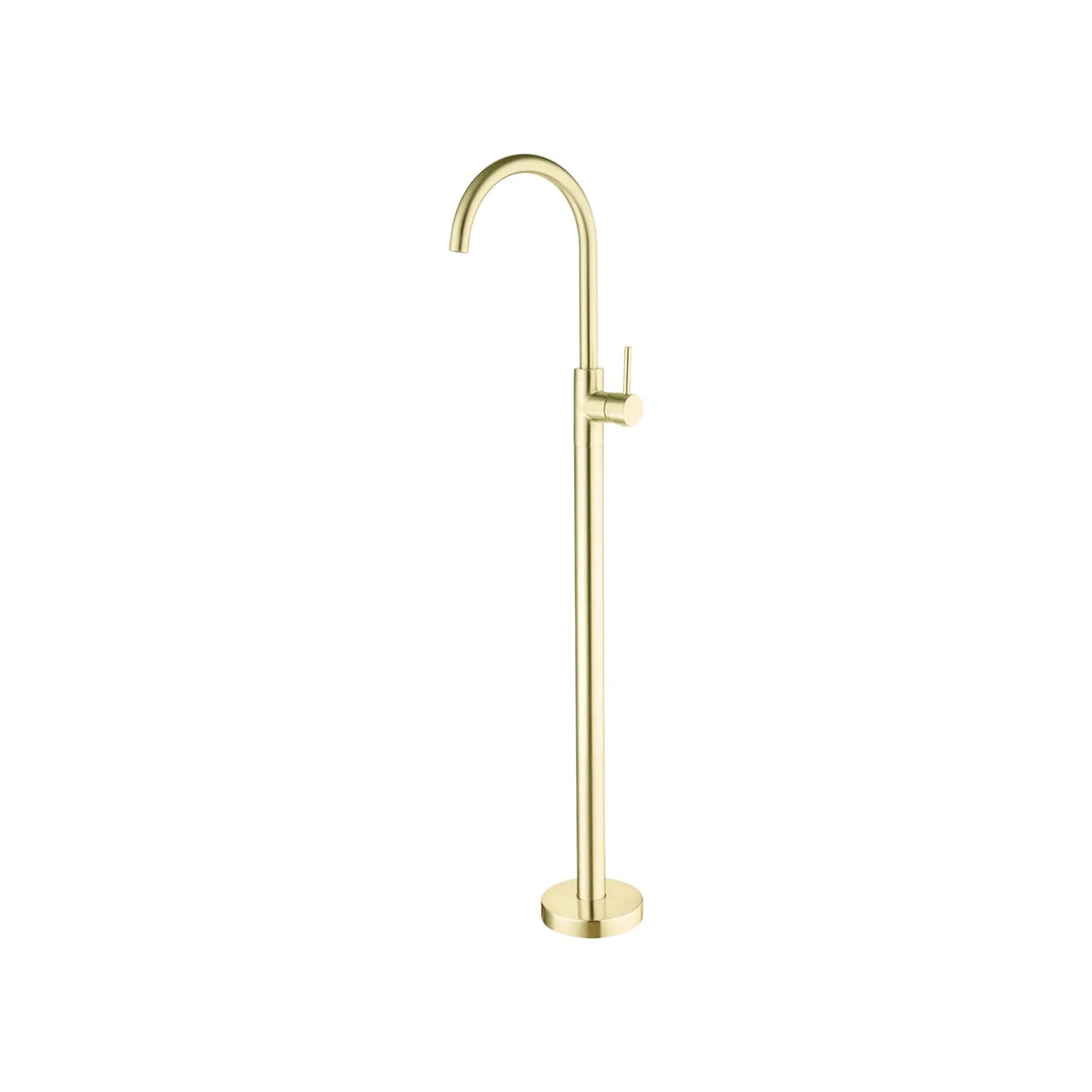 Nero Floor Mount Mixer Brushed Gold