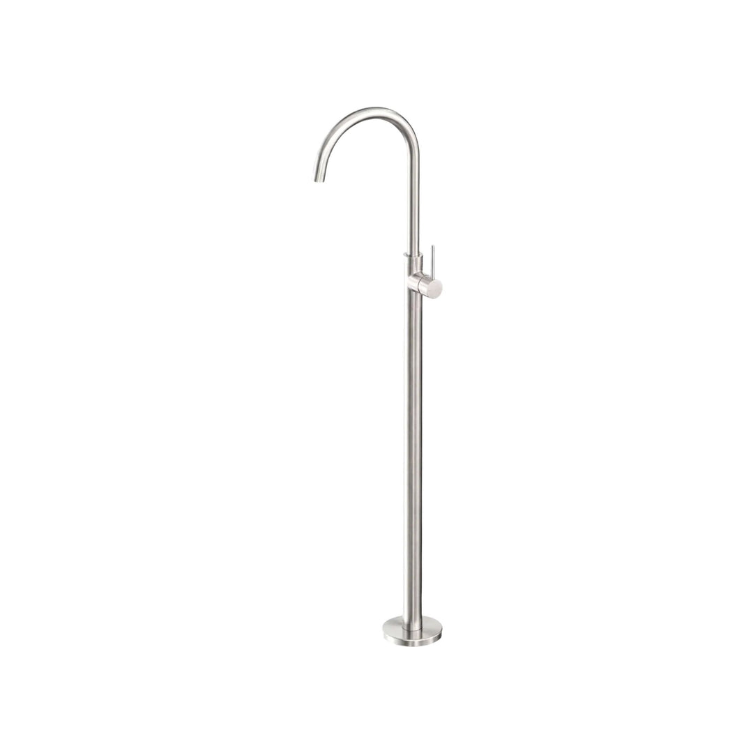 Nero Floor Mount Mixer Brushed Nickel