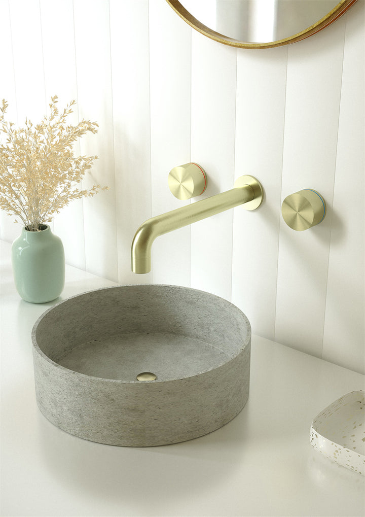 Nero Kara Wall Basin Set 180mm