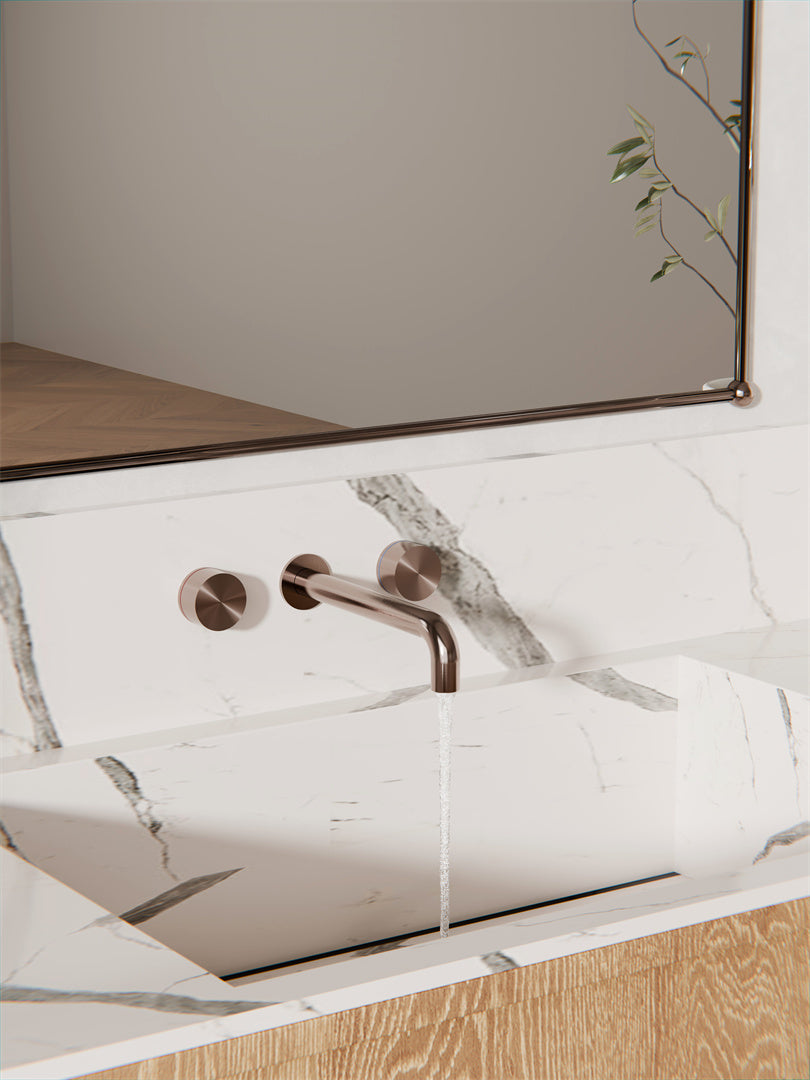 Nero Kara Wall Basin Set 180mm