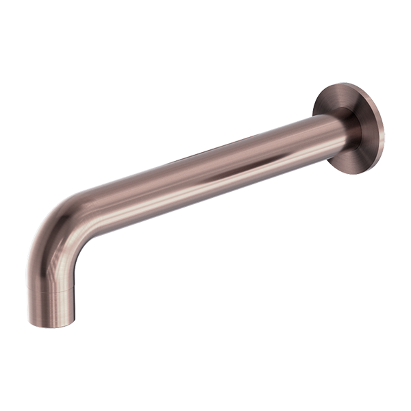 Nero Kara Wall Basin Spout 180mm