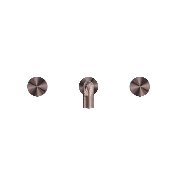 Nero Kara Wall Basin Set 180mm