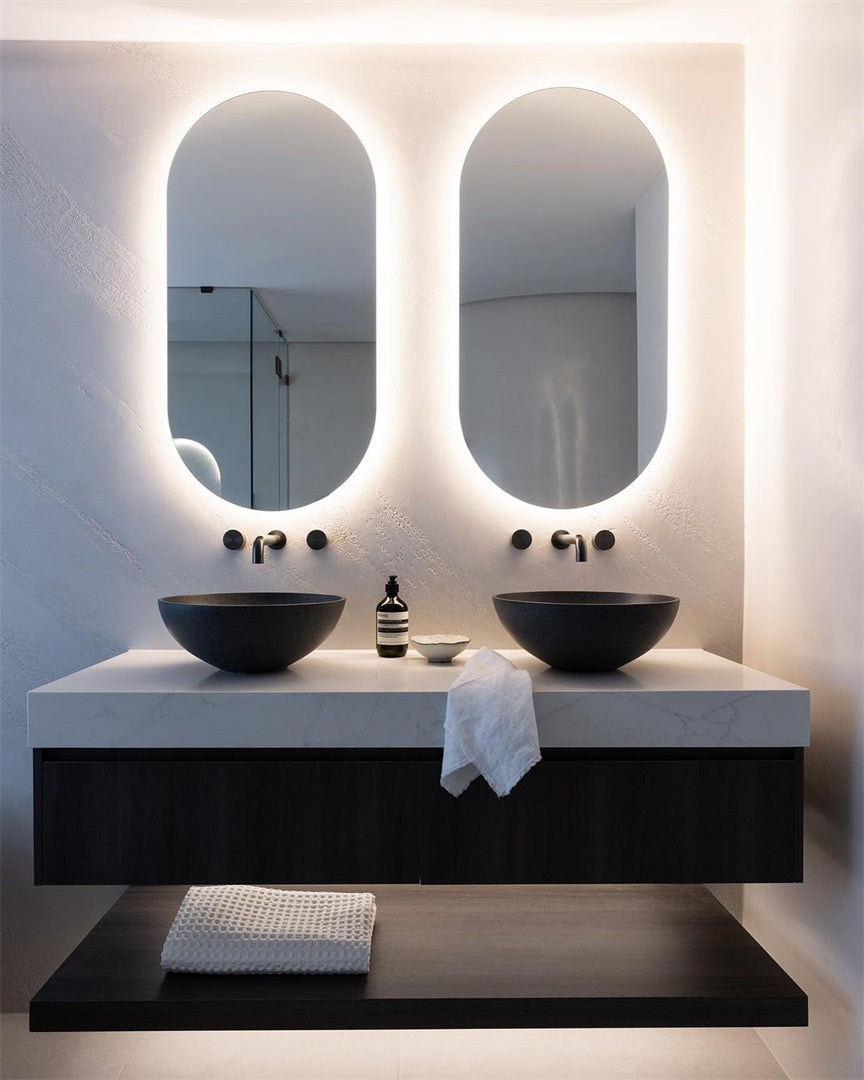 Nero Kara Wall Basin Set 180mm