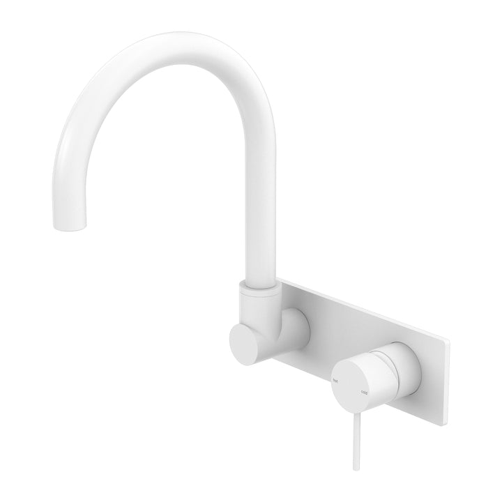 Nero Mecca Wall Basin Mixer Swivel Spout