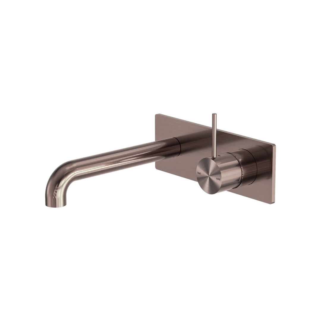 Nero Mecca Wall Basin Mixer & Spout Handle Up