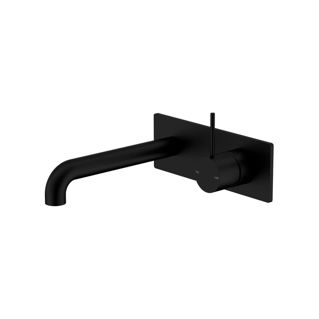 Nero Mecca Wall Basin Mixer & Spout Handle Up