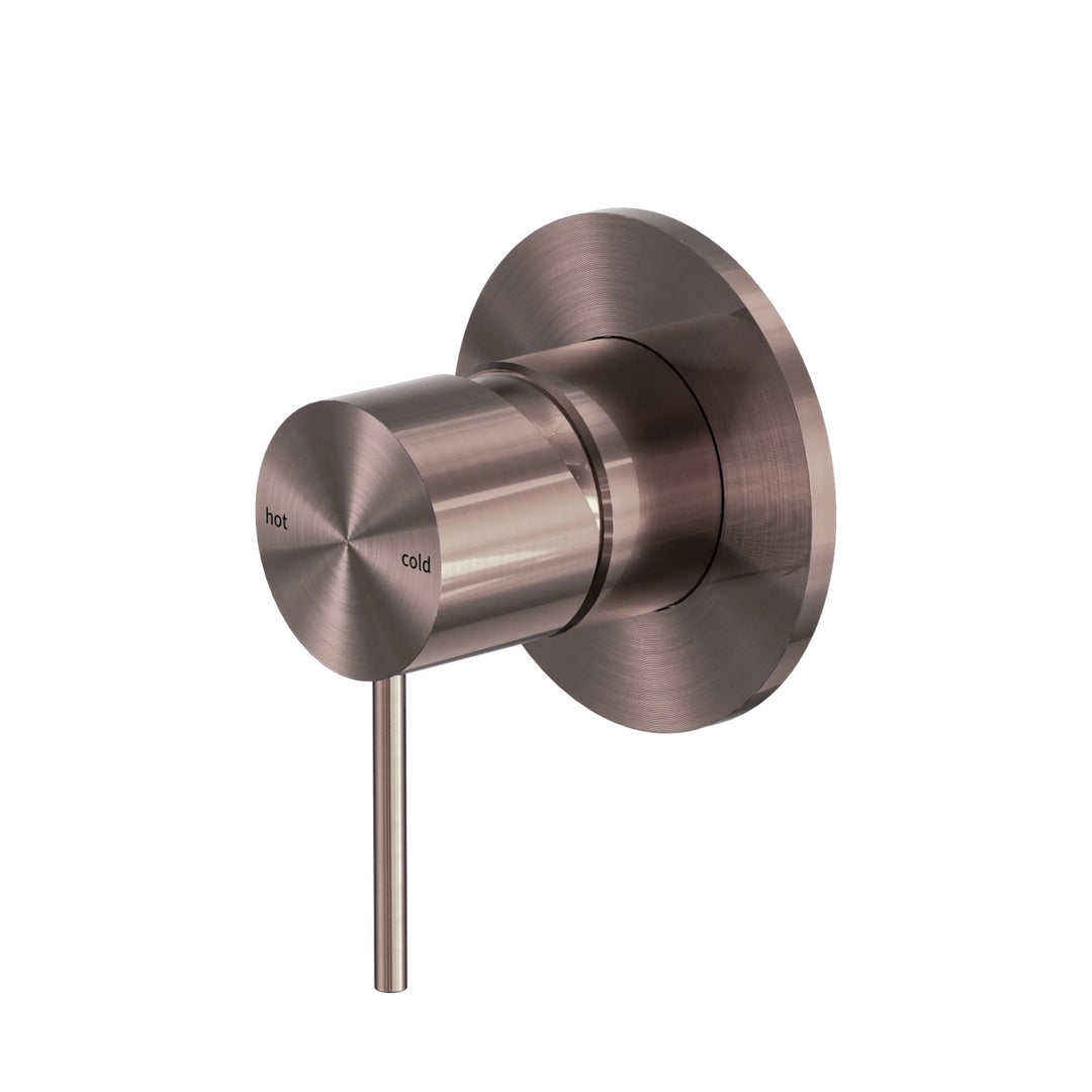Nero Mecca 80mm Plate Shower Mixer (Complete Kit)