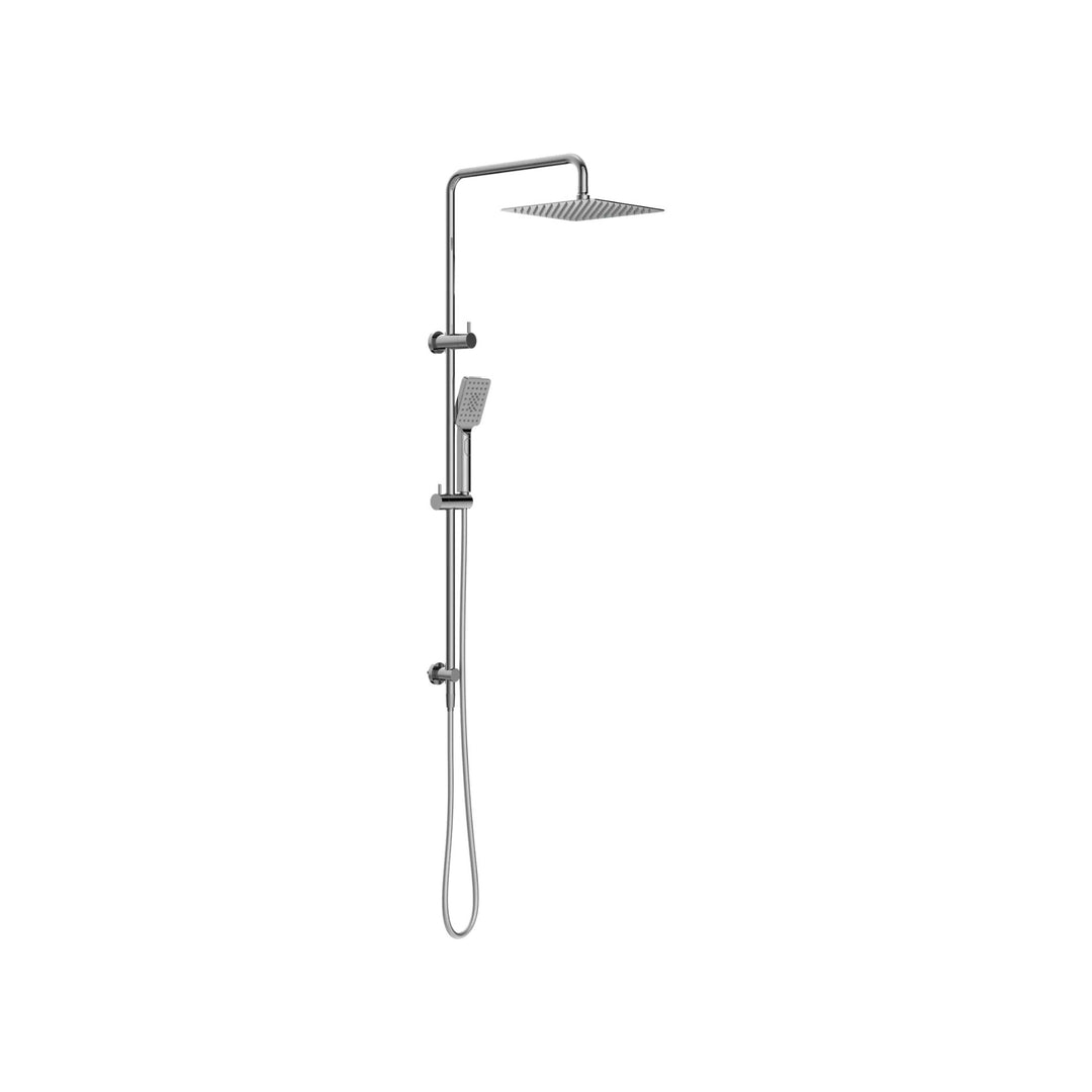 Nero Builder Project Square Twin Shower Chrome