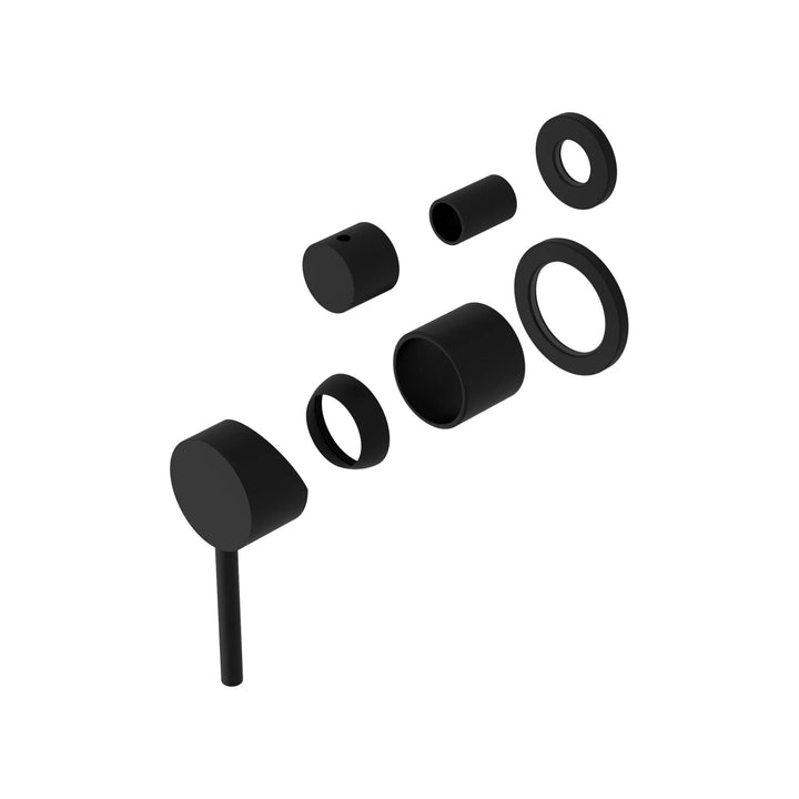 Nero Dolce Shower Mixer with Divertor Separate Back Plate Trim Kit Only